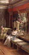 Sir Lawrence Alma-Tadema,OM.RA,RWS Vain Courtship Germany oil painting artist